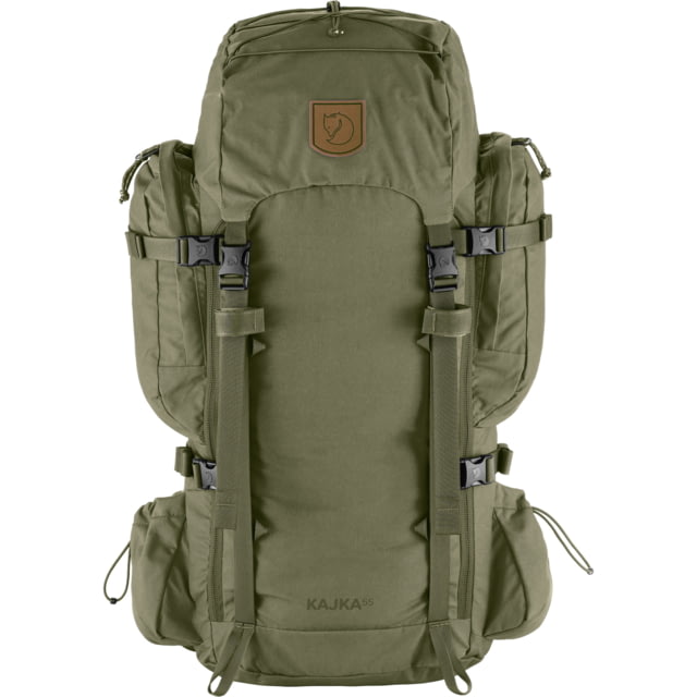 Fjallraven Kajka 55L Backpacks - Unisex Green Small/Medium - Fjallraven