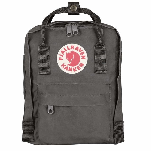 Fjallraven Kanken Mini Backpack Smalluper Grey One Size  Size - Fjallraven