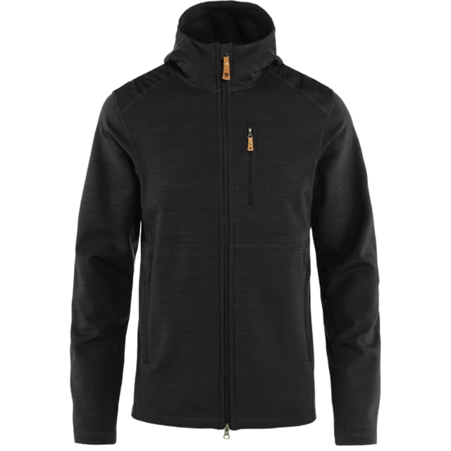 Fjallraven Fjallraven Keb Fleece Hoodie - Mens Black Large - $250.00 at Optics Planet