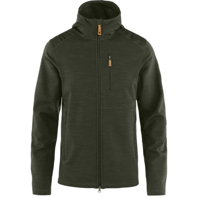 Fjallraven Fjallraven Keb Fleece Hoodie - Mens Deep Forest Large - $250.00 at Optics Planet