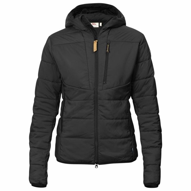 Fjallraven Fjallraven Keb Padded Hoodie - Women's Black XS - $270.00 at Optics Planet
