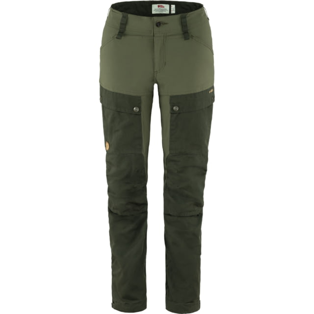Fjallraven Keb Trekking Trousers - Womens Regular Inseam Deep Forest/Laurel Green 38/Regular