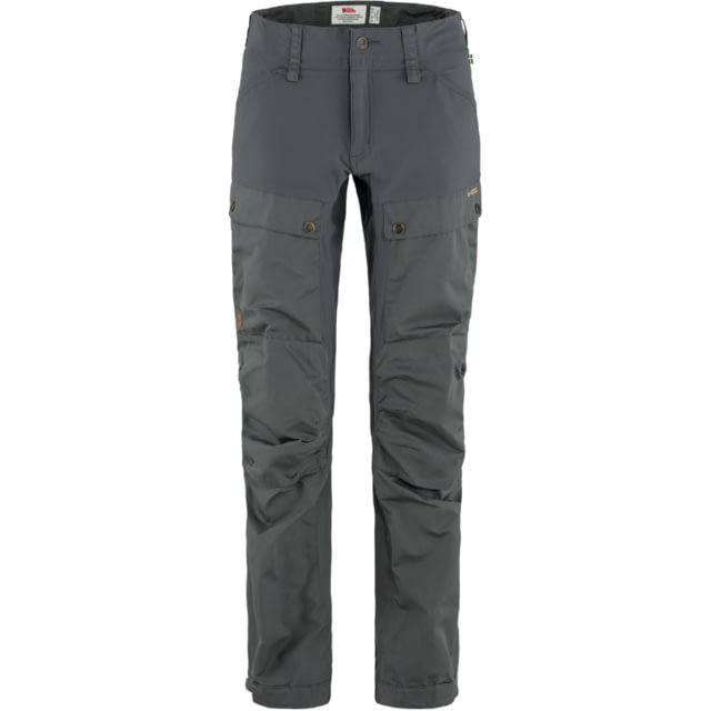 Fjallraven Fjallraven Keb Trousers Curved - Womens Regular Inseam Basalt 34/Regular - $250.00 at Optics Planet