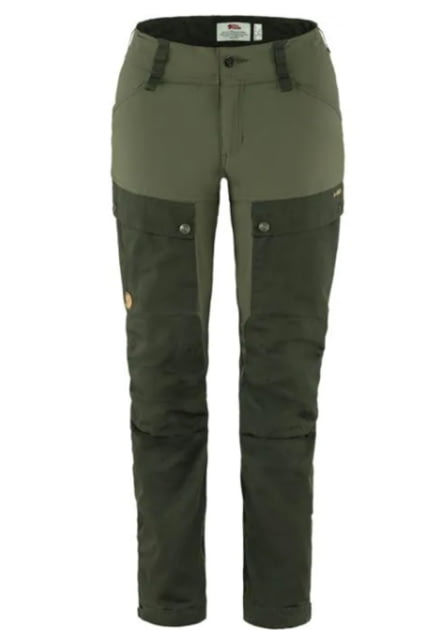 Fjallraven Fjallraven Keb Trousers Curved - Womens Regular Inseam Deep Forest/Laurel Green 42/Regular - $250.00 at Optics Planet