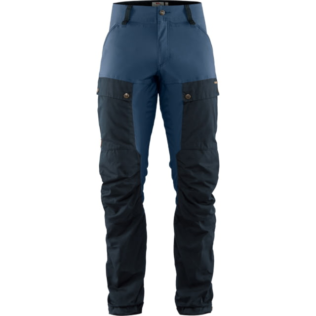 Fjallraven Fjallraven Keb Trousers - Mens Short Inseam Dark Navy/Uncle Blue 50/Short - $250.00 at Optics Planet