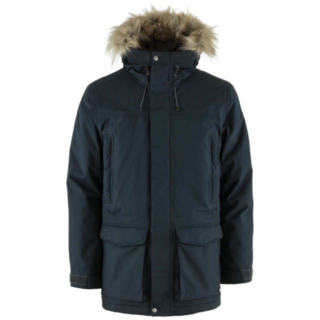 Fjallraven Fjallraven Nuuk Lite Parka - Men's Dark Navy Medium - $480.00 at Optics Planet