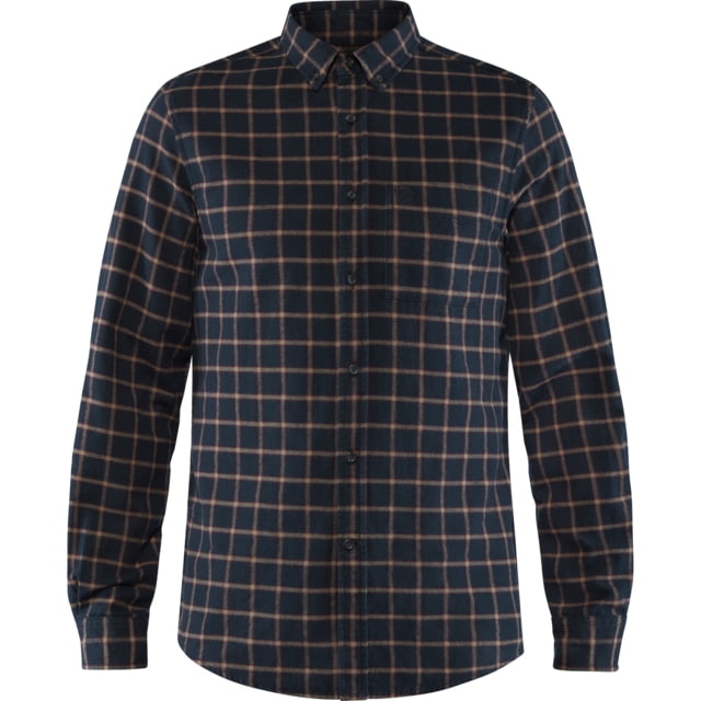 Fjallraven Ovik Flannel Shirt - Men's Dark Navy 2XL