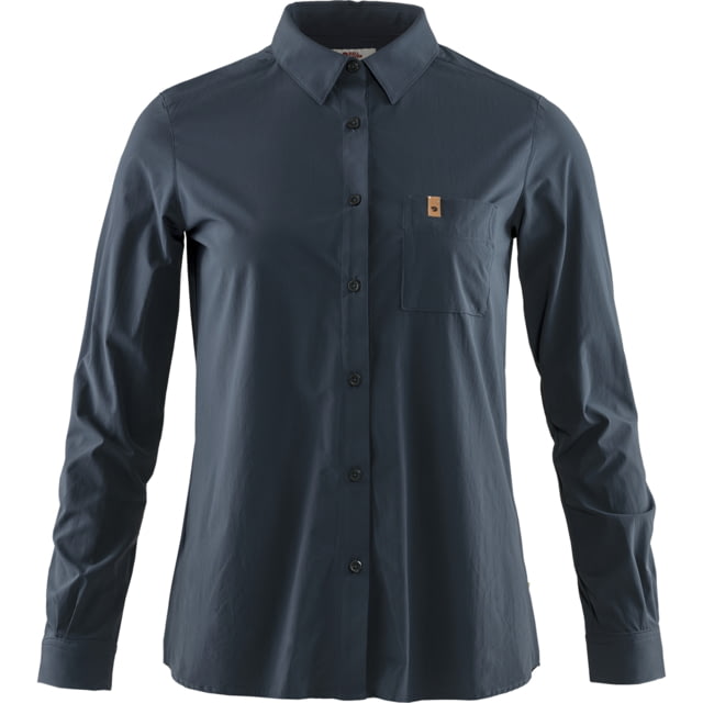 Fjallraven Ovik Lite Long Sleeve Shirt - Women's Navy Extra Large