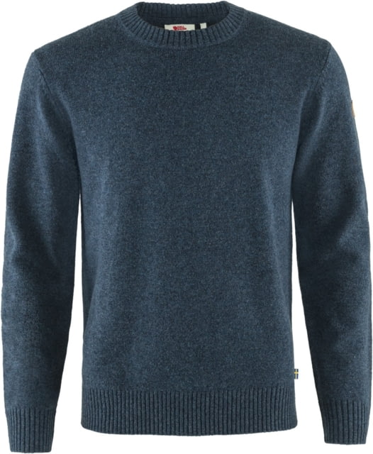 Fjallraven Ovik Round-Neck Sweater - Men's Navy Medium