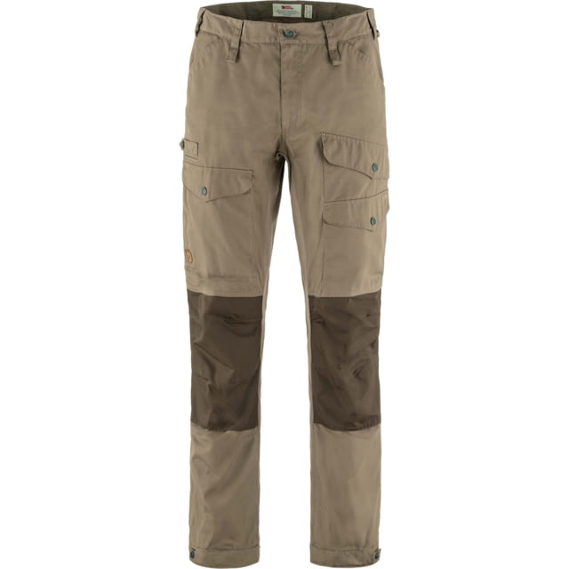 Fjallraven Fjallraven Vidda Pro Ventilated Trousers - Men's Short Inseam Suede Brown/Dark Olive 50/Short - $190.00 at Optics Planet