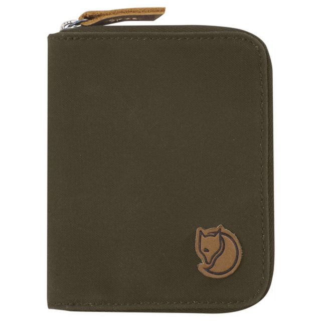Fjallraven Zip Wallet Dark Olive One Size - Fjallraven