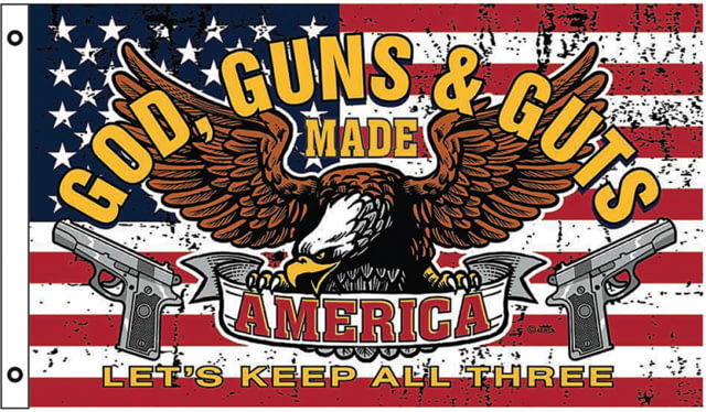 Flags God Guns & Guts Flag - Flags