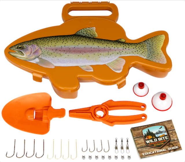 Flambeau Wild Bite Adventure Fishing Kit - Trout Orange
