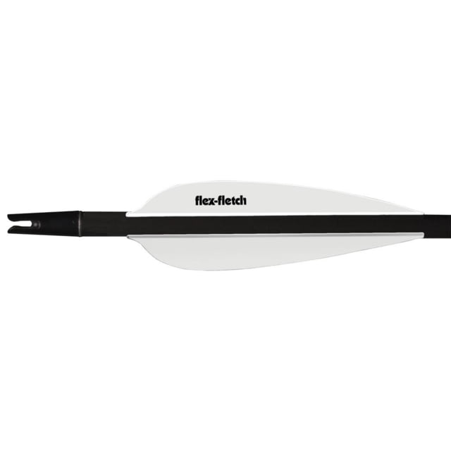 Flex Fletch FFP ShieldCut Vane 3.6 in. 39 pk. White - Flex Fletch