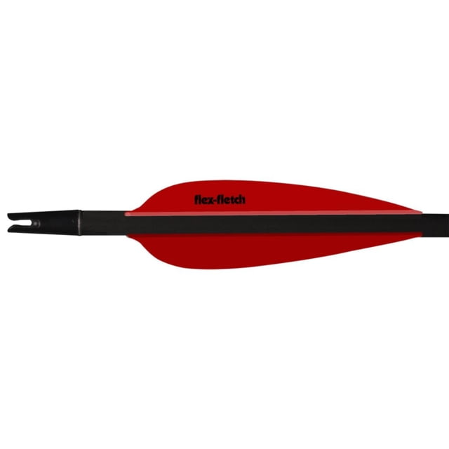 Flex Fletch FFP ShieldCut Vane 3.6 in. 39 pk. Red - Flex Fletch