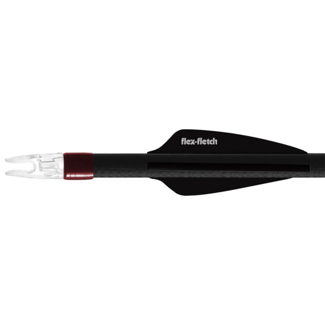 Flex Fletch FFP ShieldCut Vane Black 1.87 in. 36 pk.