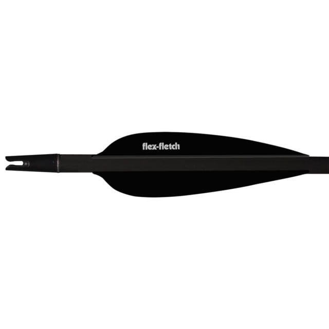 Flex Fletch FFP ShieldCut Vane Black 3.6 in. 36 pk. - Flex Fletch