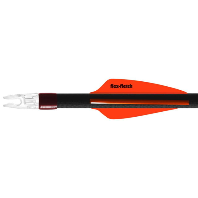 Flex Fletch FFP ShieldCut Vane Blaze Orange 1.87 in. 36 pk.