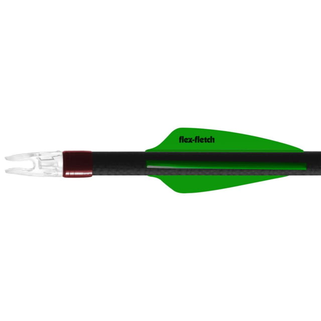 Flex Fletch FFP ShieldCut Vane Neon Green 1.87 in. 36 pk. - Flex Fletch