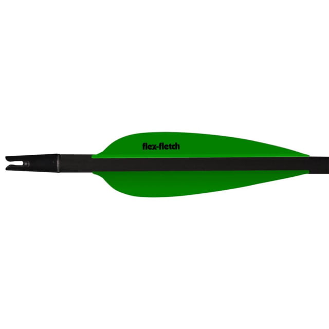 Flex Fletch FFP ShieldCut Vane Neon Green 3.6 in. 36 pk. - Flex Fletch