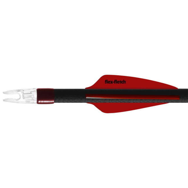 Flex Fletch FFP ShieldCut Vane Red 1.87 in. 36 pk. - Flex Fletch