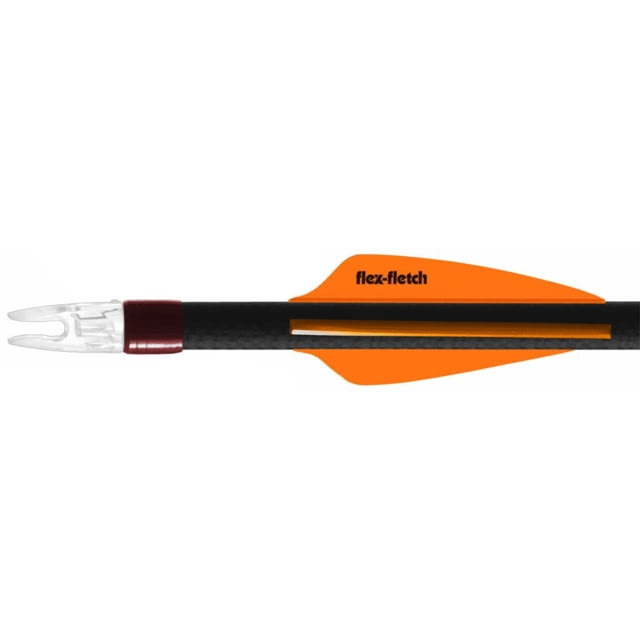 Flex Fletch FFP Vane 1.87 in Neon Orange Pack of 100 - Flex Fletch