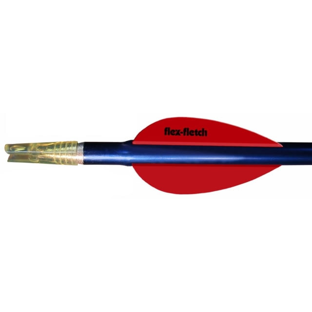 Flex Fletch FFP Vane 2 in Red Pack of 100 - Flex Fletch