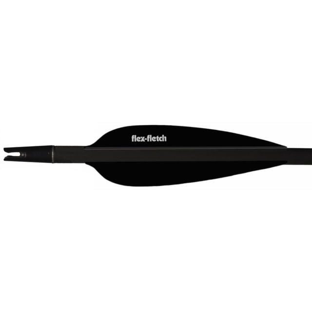 Flex Fletch FFP Vane 3.6 in Black Pack of 100 - Flex Fletch