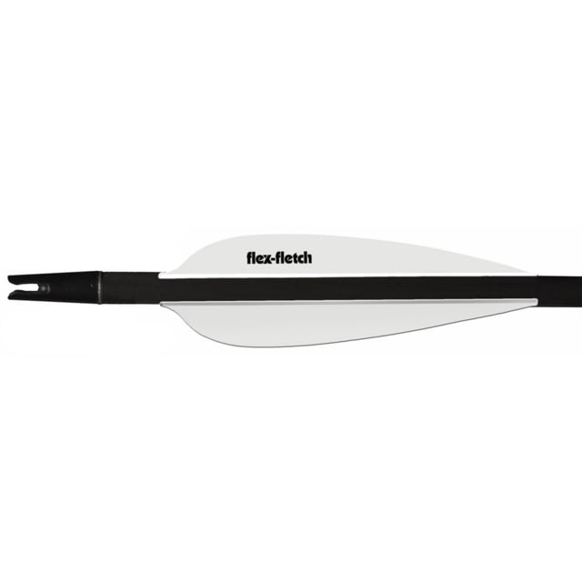 Flex Fletch FFP Vane White 3.6 in White Pack of 100 - Flex Fletch