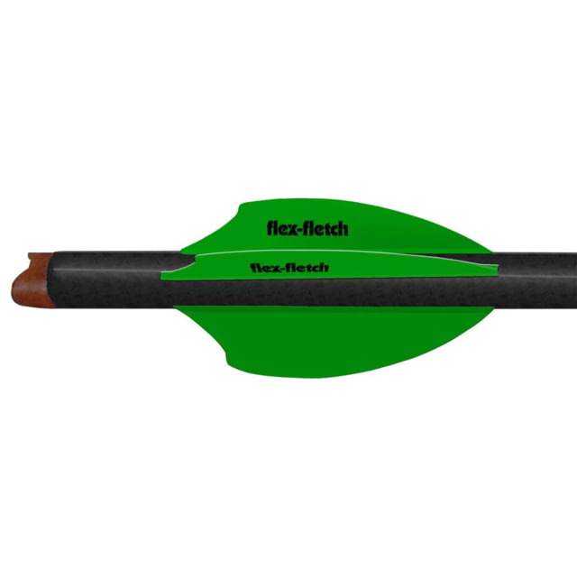 Flex Fletch Silent Knight 200 Flo Green 2 in. 36 pk.