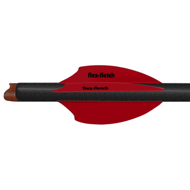 Flex Fletch Silent Knight 200 Real Red 2 in. 36 pk.