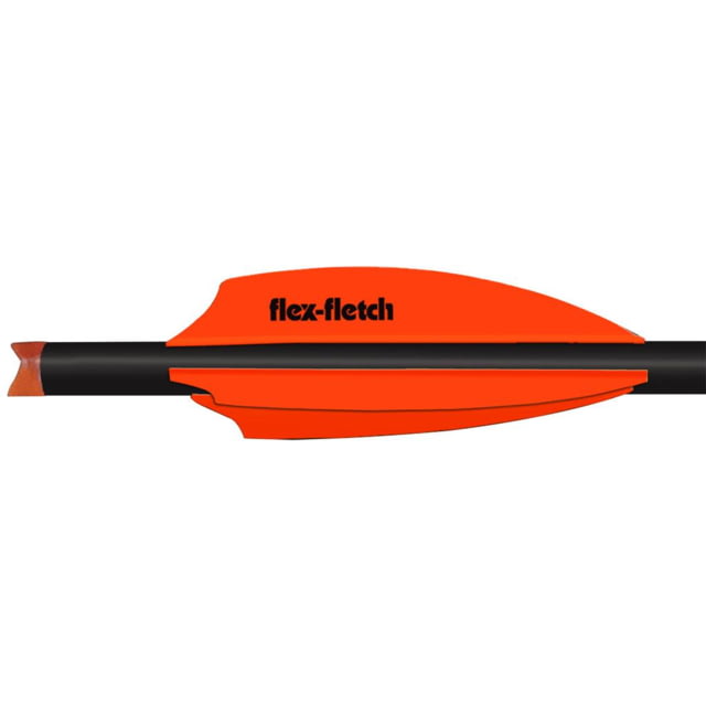 Flex Fletch Silent Knight 300 Blaze Orange 3 in. 36 pk. - Flex Fletch