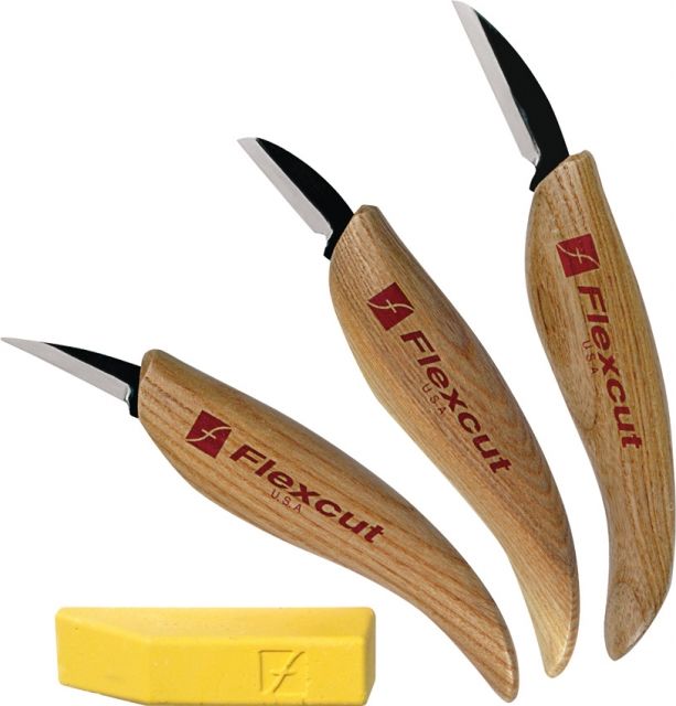 Flexcut 3pc Knife Starter Set FLEX - Flexcut