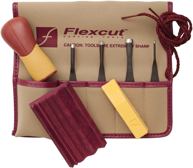 Flexcut 5 Piece Printmaking Set Knife 5/16in 1/8in - Flexcut