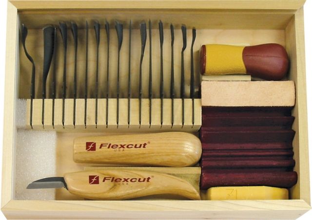 Flexcut Deluxe Starter Carving Set FLEX - Flexcut
