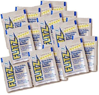 Flitz 2 Gram Packet in Display Jar 100 Units