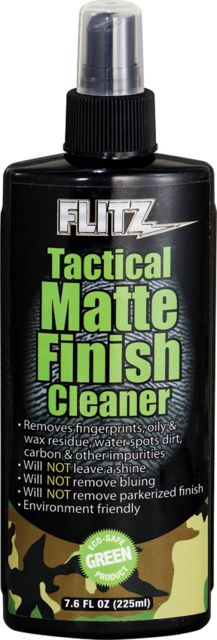 Flitz Tactical Matte Finish Cleaner Plastic Slim Bottle w/ Spray Pump and Cap