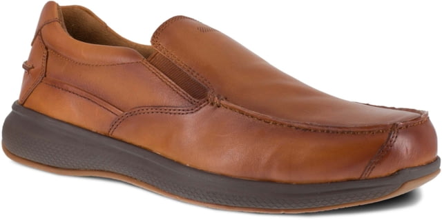 Florsheim Bayside Slip On Boat Shoe - Men's Cognac 10.5 Medium - Florsheim
