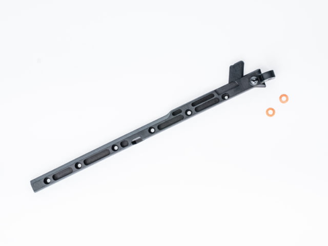 FLUX DEFENSE Raider 365 Side Folding Rifle Stock - Long Arm/No Endplate Black - Flux Defense