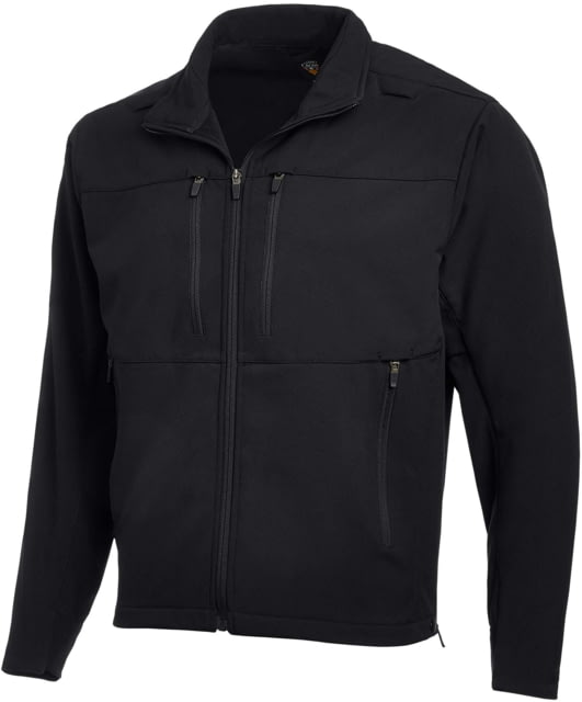 Flying Cross Dutyguard Full Zip Softshell Jacket - Men's Black Long Medium