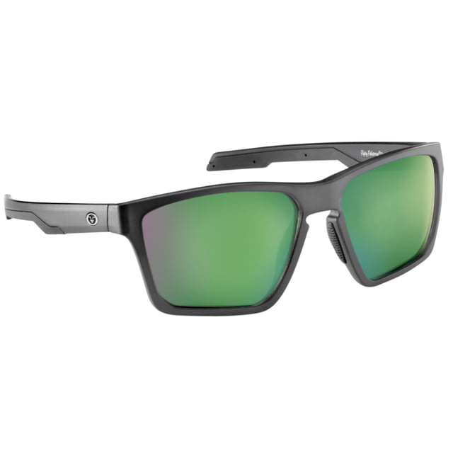 Flying Fisherman  Sandbar Sunglasses Matte Crystal Gray Frame Green Mirror Lenses - Flying Fisherman