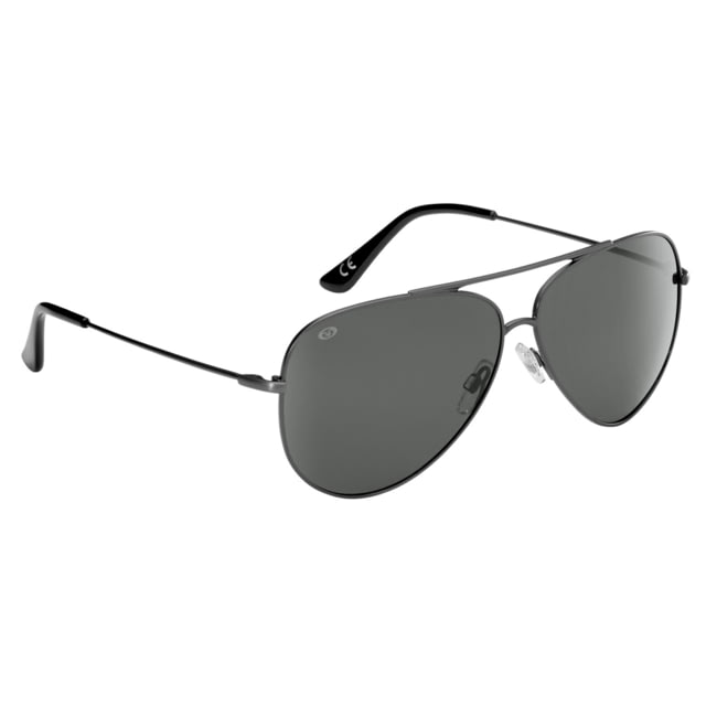 Flying Fisherman  Crew Sunglasses Matte Gunmetal Frame Smoke Polarized Lens Medium to Large Fit - Flying Fisherman