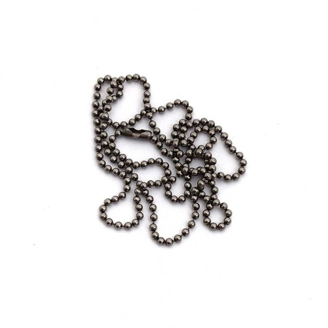Flytanium Ball Chain Titanium 3/32 in dia Small