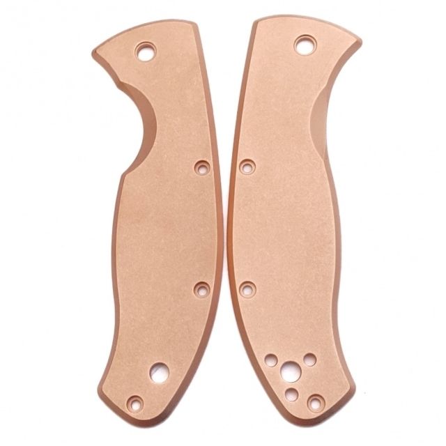 Flytanium Copper Scales for Spyderco Tenacious Antique Stonewash - Flytanium