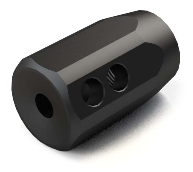 FM Products 4-Port Micro Brake .223/5.56 mm 1/2-28 Thread Black - Fm Products