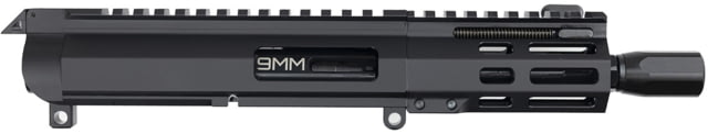 FM Products Foxtrot Mike VFM-9 9mm Luger 5inch Upper Receiver Front Charging 1-10 Twist 1/2x28 Threads Micro Blast Diverter Type III Hardcoat Anodized - Fm Products