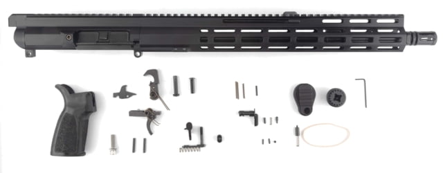 FM Products MIKE-15 .223 Wylde Gen 2 Build Kit 16in Intermediate 4-Position Front Charge 15.5in M-LOK Handguard A2 Flash Hider Black - Fm Products