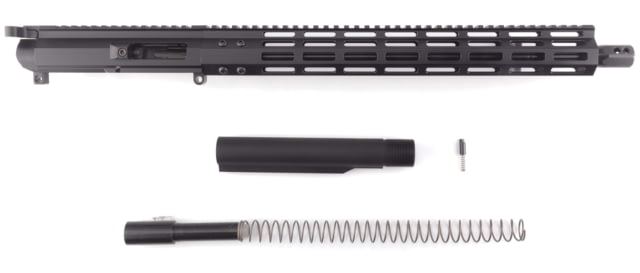 FM Products MIKE-45 .45 ACP Complete Upper Receiver Kit 16 inch Barrel Mil-Spec Rear Charge Black - Fm Products