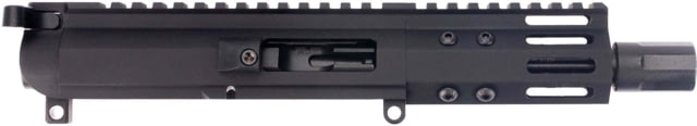FM Products MIKE-9 9mm Complete Upper Receiver 12.75 inch 5 inch Barrel MIL-SPEC Rear Charge 1-10 Twist 1/2x36 Thread Free-Float Nitride Black - Fm Products