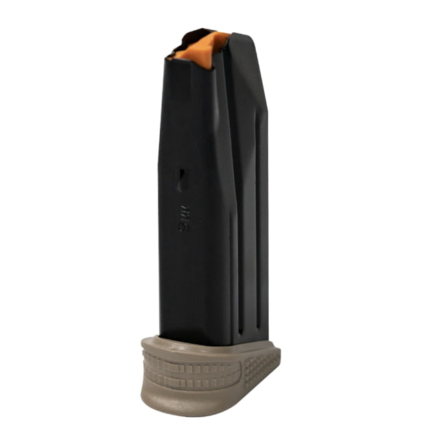 FN America FN 509 Compact Extended Floorplate Pistol Magazine 9mm Luger 12 Round Black/Flat Dark Earth 1 Pack Steel 12RD